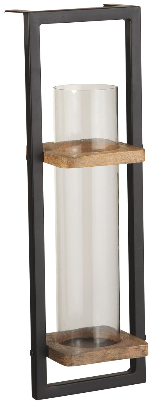 Colburn - Natural / Black - Wall Sconce Cleveland Home Outlet (OH) - Furniture Store in Middleburg Heights Serving Cleveland, Strongsville, and Online
