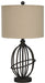 Manasa - Dark Brown - Metal Table Lamp Cleveland Home Outlet (OH) - Furniture Store in Middleburg Heights Serving Cleveland, Strongsville, and Online