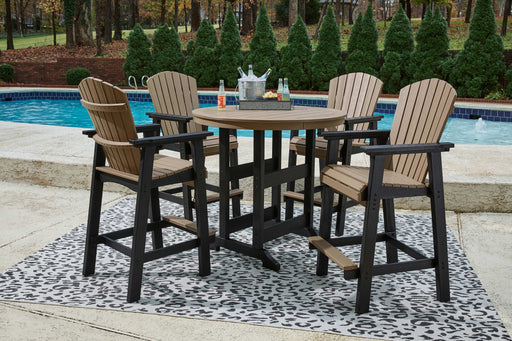 Fairen Trail - Black / Driftwood - 5 Pc. - Dining Set With 4 Chairs Cleveland Home Outlet (OH) - Furniture Store in Middleburg Heights Serving Cleveland, Strongsville, and Online
