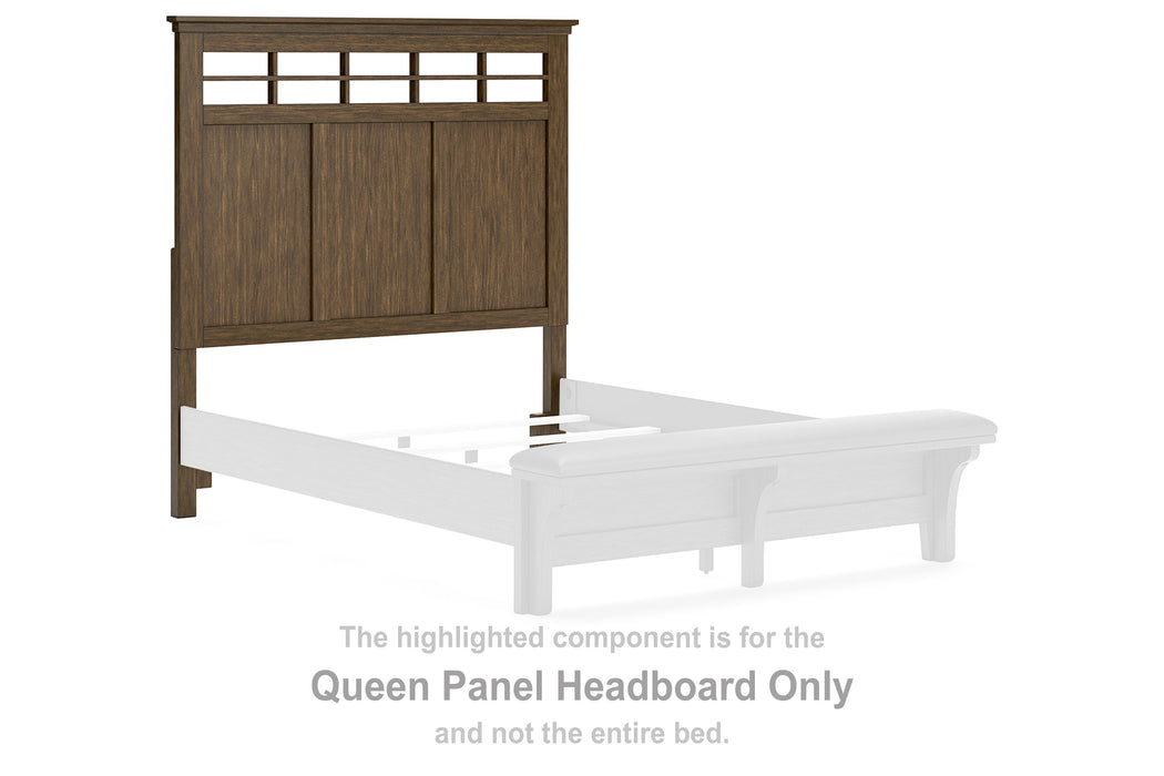 Shawbeck - Medium Brown - Queen Panel Headboard