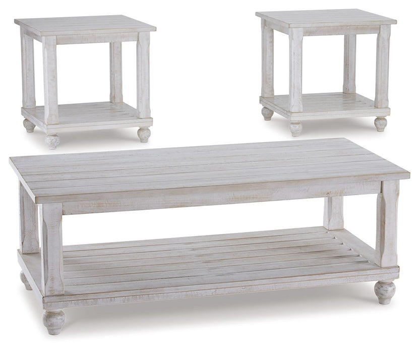 Cloudhurst - White - Occasional Table Set (Set of 3) Cleveland Home Outlet (OH) - Furniture Store in Middleburg Heights Serving Cleveland, Strongsville, and Online