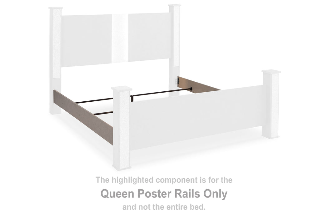 Surancha - Gray - Queen Poster Rails