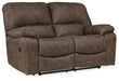 Kilmartin - Chocolate - Reclining Loveseat Cleveland Home Outlet (OH) - Furniture Store in Middleburg Heights Serving Cleveland, Strongsville, and Online