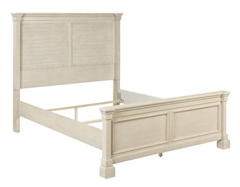 Bolanburg - Antique White - Queen Louvered Headboard Cleveland Home Outlet (OH) - Furniture Store in Middleburg Heights Serving Cleveland, Strongsville, and Online