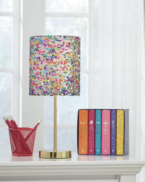 Maddy - Purple - Metal Table Lamp Cleveland Home Outlet (OH) - Furniture Store in Middleburg Heights Serving Cleveland, Strongsville, and Online