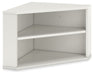 Grannen - White - Home Office Corner Bookcase Cleveland Home Outlet (OH) - Furniture Store in Middleburg Heights Serving Cleveland, Strongsville, and Online