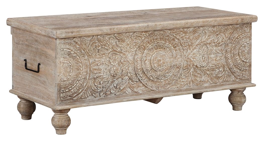 Fossil - Beige - Storage Bench Cleveland Home Outlet (OH) - Furniture Store in Middleburg Heights Serving Cleveland, Strongsville, and Online