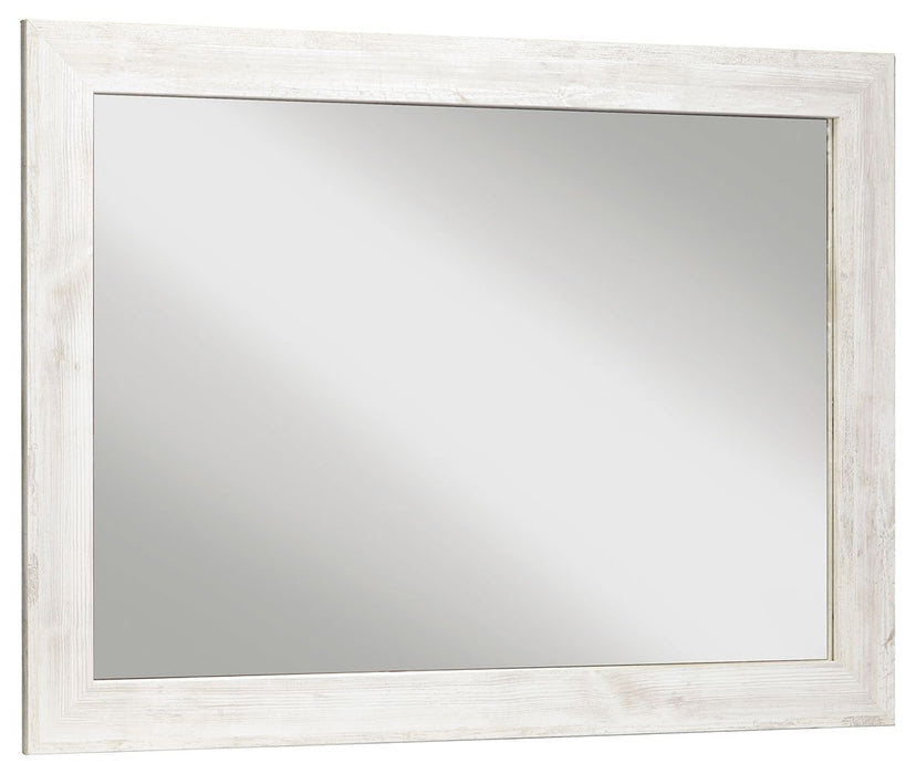 Paxberry - Brown Light - Bedroom Accent Mirror Cleveland Home Outlet (OH) - Furniture Store in Middleburg Heights Serving Cleveland, Strongsville, and Online
