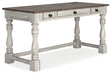 Havalance - White / Gray - Home Office Desk Cleveland Home Outlet (OH) - Furniture Store in Middleburg Heights Serving Cleveland, Strongsville, and Online