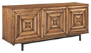 Fair - Warm Brown - Accent Cabinet Cleveland Home Outlet (OH) - Furniture Store in Middleburg Heights Serving Cleveland, Strongsville, and Online