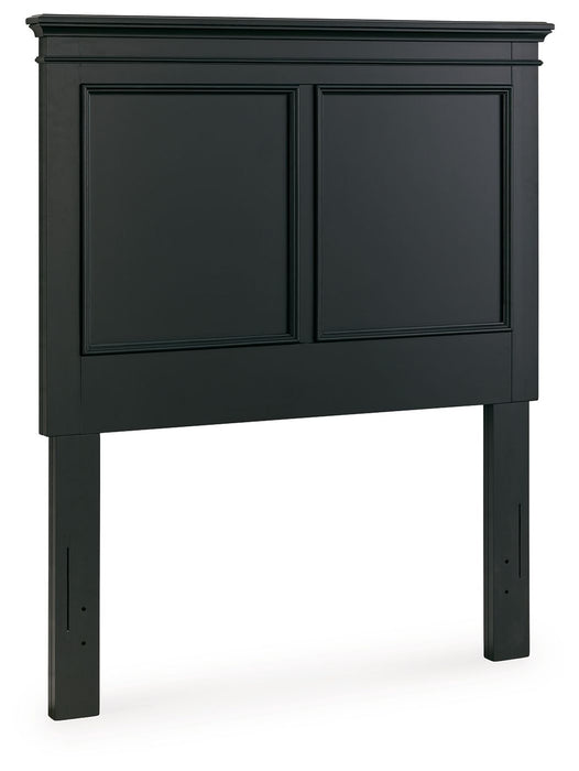Lanolee - Black - Twin Panel Headboard Cleveland Home Outlet (OH) - Furniture Store in Middleburg Heights Serving Cleveland, Strongsville, and Online