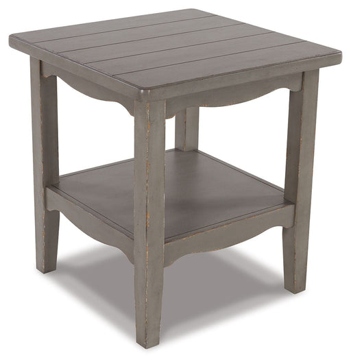 Charina - Antique Gray - Square End Table Cleveland Home Outlet (OH) - Furniture Store in Middleburg Heights Serving Cleveland, Strongsville, and Online