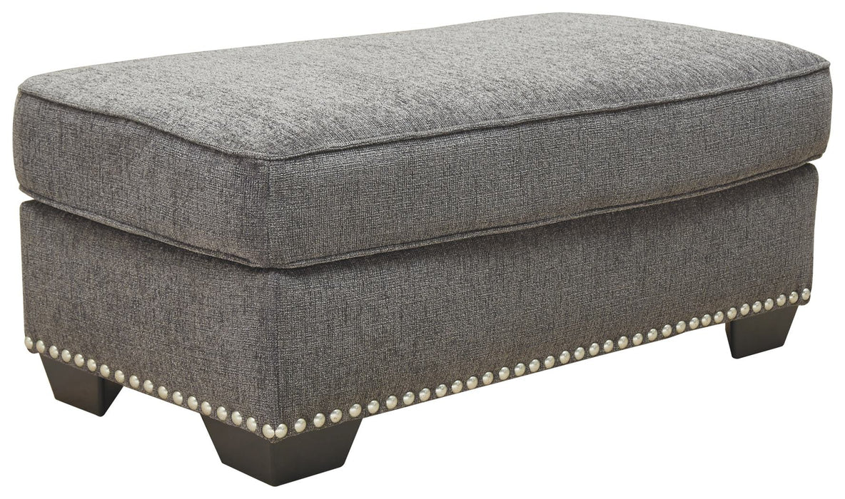Locklin - Carbon - Ottoman Cleveland Home Outlet (OH) - Furniture Store in Middleburg Heights Serving Cleveland, Strongsville, and Online