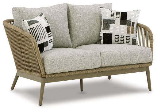 Swiss Valley - Beige - Loveseat W/Cushion Cleveland Home Outlet (OH) - Furniture Store in Middleburg Heights Serving Cleveland, Strongsville, and Online
