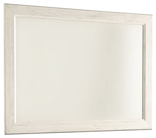 Willowton - Whitewash - Bedroom Mirror Cleveland Home Outlet (OH) - Furniture Store in Middleburg Heights Serving Cleveland, Strongsville, and Online