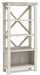 Carynhurst - Whitewash - Large Bookcase Cleveland Home Outlet (OH) - Furniture Store in Middleburg Heights Serving Cleveland, Strongsville, and Online