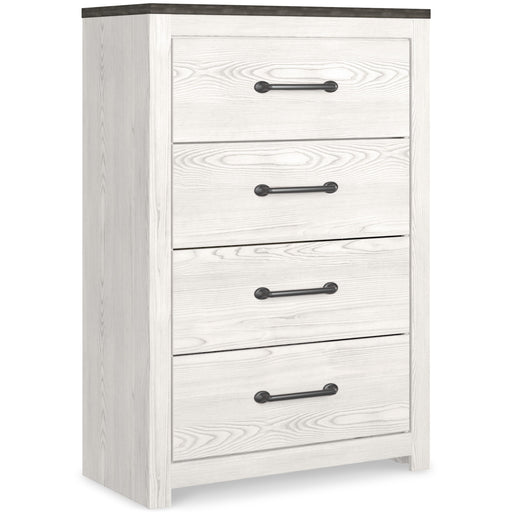 Gerridan - White / Gray - Four Drawer Chest Cleveland Home Outlet (OH) - Furniture Store in Middleburg Heights Serving Cleveland, Strongsville, and Online