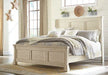 Bolanburg - Antique White - K/CK Louvered Headboard Cleveland Home Outlet (OH) - Furniture Store in Middleburg Heights Serving Cleveland, Strongsville, and Online