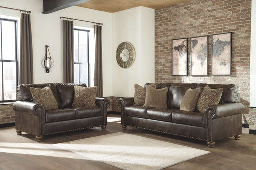 Nicorvo - Coffee - 2 Pc. - Sofa, Loveseat Cleveland Home Outlet (OH) - Furniture Store in Middleburg Heights Serving Cleveland, Strongsville, and Online