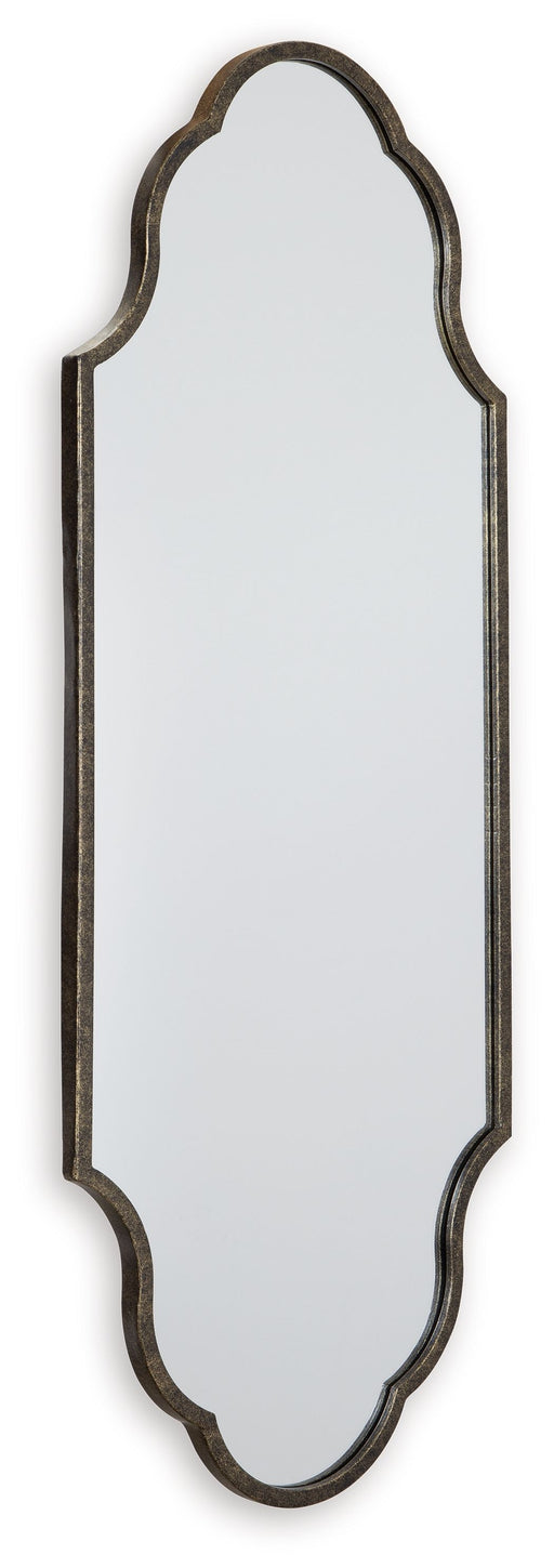 Hallgate - Antique Gold Finish - Accent Mirror Cleveland Home Outlet (OH) - Furniture Store in Middleburg Heights Serving Cleveland, Strongsville, and Online