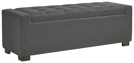 Cortwell - Gray - Storage Bench Cleveland Home Outlet (OH) - Furniture Store in Middleburg Heights Serving Cleveland, Strongsville, and Online