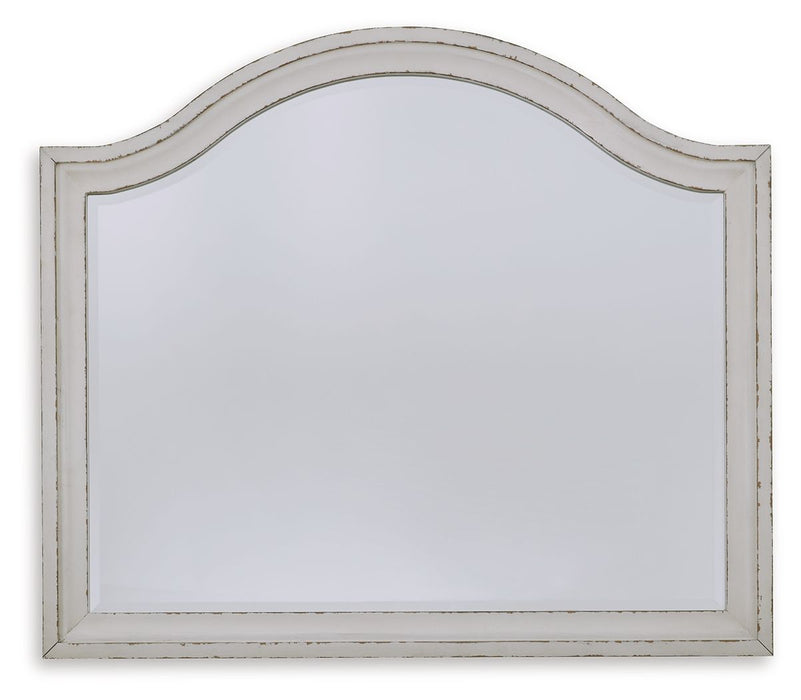 Brollyn - Chipped White - Bedroom Mirror Cleveland Home Outlet (OH) - Furniture Store in Middleburg Heights Serving Cleveland, Strongsville, and Online