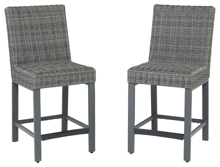 Palazzo - Gray - Tall Barstool (Set of 2) Cleveland Home Outlet (OH) - Furniture Store in Middleburg Heights Serving Cleveland, Strongsville, and Online