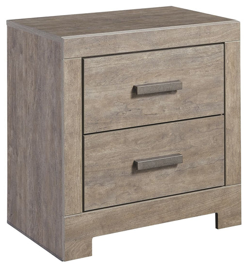 Culverbach - Gray - Two Drawer Night Stand Cleveland Home Outlet (OH) - Furniture Store in Middleburg Heights Serving Cleveland, Strongsville, and Online