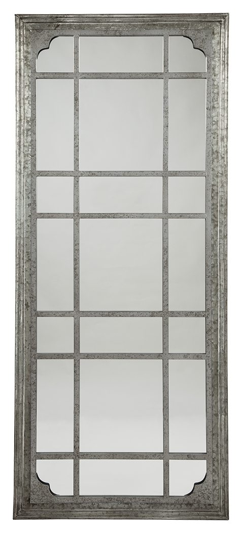 Remy - Antique Gray - Floor Mirror Cleveland Home Outlet (OH) - Furniture Store in Middleburg Heights Serving Cleveland, Strongsville, and Online