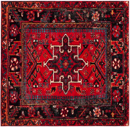 Square 11' Barrera Southwestern Red Area Rug Cleveland Home Outlet (OH) - Furniture Store in Middleburg Heights Serving Cleveland, Strongsville, and Online