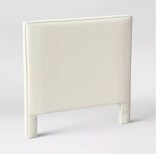 Twin Upholstered Kids' Headboard Cream Cleveland Home Outlet (OH) - Furniture Store in Middleburg Heights Serving Cleveland, Strongsville, and Online