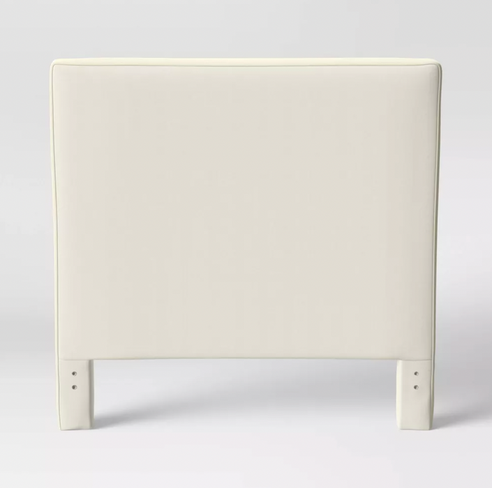 Twin Upholstered Kids' Headboard Cream Cleveland Home Outlet (OH) - Furniture Store in Middleburg Heights Serving Cleveland, Strongsville, and Online