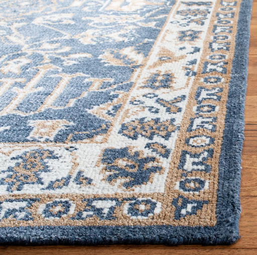 4'x6' Leaf Knotted Area Rug Blue/Ivory Cleveland Home Outlet (OH) - Furniture Store in Middleburg Heights Serving Cleveland, Strongsville, and Online