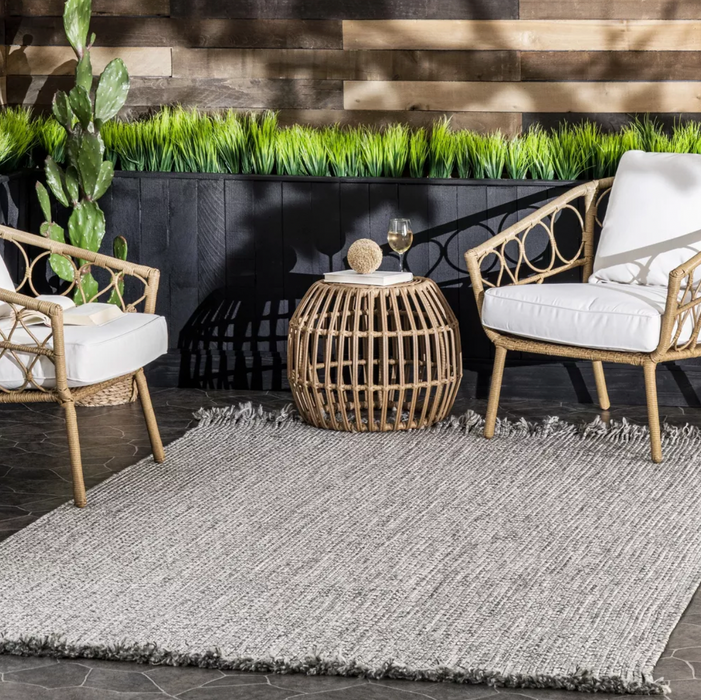 5' x 8' nuLOOM Braided Courtney Tassel Indoor/Outdoor Rug Area Rug Cleveland Home Outlet (OH) - Furniture Store in Middleburg Heights Serving Cleveland, Strongsville, and Online
