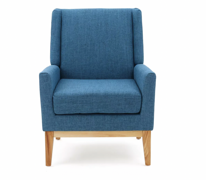 Aurla Upholstered Chair - Muted Blue Cleveland Home Outlet (OH) - Furniture Store in Middleburg Heights Serving Cleveland, Strongsville, and Online