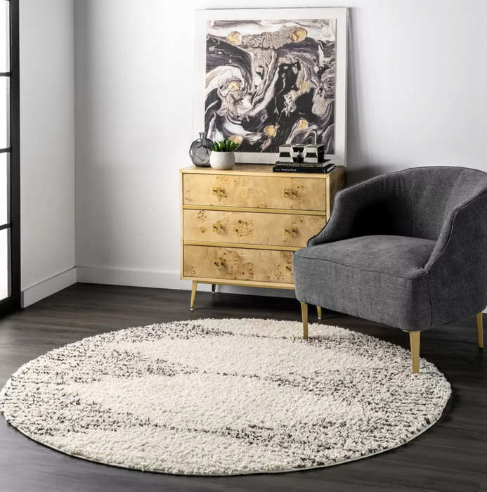 8' Round nuLOOM Scarlette Abstract Diamond Shag Area Rug Cleveland Home Outlet (OH) - Furniture Store in Middleburg Heights Serving Cleveland, Strongsville, and Online