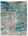 Square 3' Abderus Abstract Blue/Gray Area Rug Cleveland Home Outlet (OH) - Furniture Store in Middleburg Heights Serving Cleveland, Strongsville, and Online