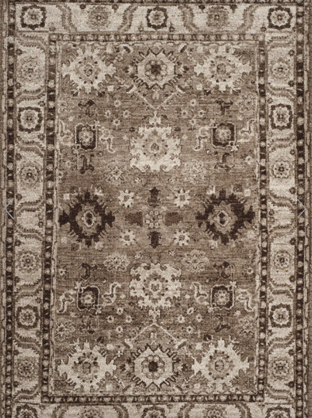 2'7"x5' Asheville Oriental Taupe Area Rug