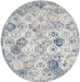Round 5' Macy Oriental White/Royal Blue Area Rug Cleveland Home Outlet (OH) - Furniture Store in Middleburg Heights Serving Cleveland, Strongsville, and Online