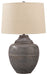 Olinger - Brown - Metal Table Lamp Cleveland Home Outlet (OH) - Furniture Store in Middleburg Heights Serving Cleveland, Strongsville, and Online