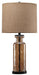 Laurentia - Champagne - Glass Table Lamp Cleveland Home Outlet (OH) - Furniture Store in Middleburg Heights Serving Cleveland, Strongsville, and Online