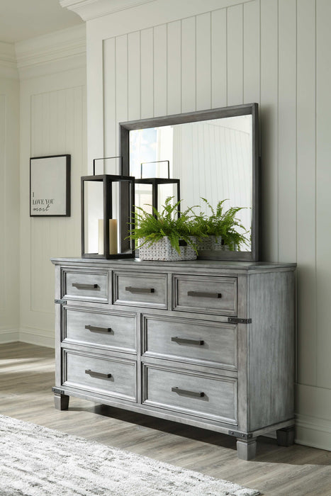 Russelyn - Gray - Dresser, Mirror Cleveland Home Outlet (OH) - Furniture Store in Middleburg Heights Serving Cleveland, Strongsville, and Online
