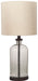 Bandile - Clear / Bronze Finish - Glass Table Lamp Cleveland Home Outlet (OH) - Furniture Store in Middleburg Heights Serving Cleveland, Strongsville, and Online