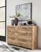 Hyanna - Tan - Six Drawer Dresser Cleveland Home Outlet (OH) - Furniture Store in Middleburg Heights Serving Cleveland, Strongsville, and Online