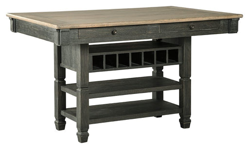 Tyler - Black / Gray - Rect Dining Room Counter Table Cleveland Home Outlet (OH) - Furniture Store in Middleburg Heights Serving Cleveland, Strongsville, and Online