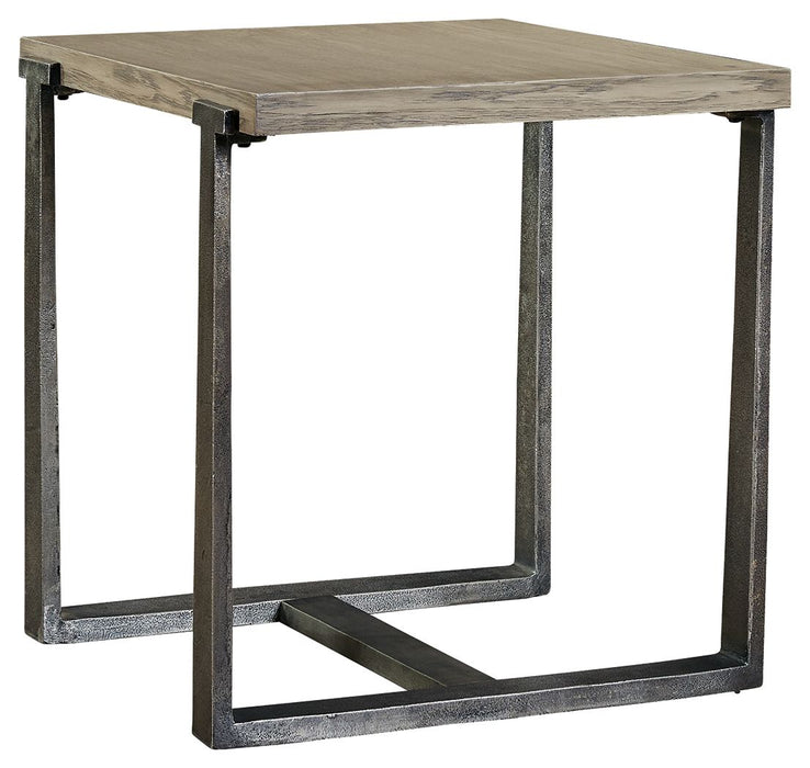 Dalenville - Gray - Rectangular End Table Cleveland Home Outlet (OH) - Furniture Store in Middleburg Heights Serving Cleveland, Strongsville, and Online