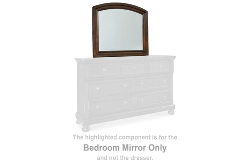 Porter - Rustic Brown - Bedroom Mirror Cleveland Home Outlet (OH) - Furniture Store in Middleburg Heights Serving Cleveland, Strongsville, and Online