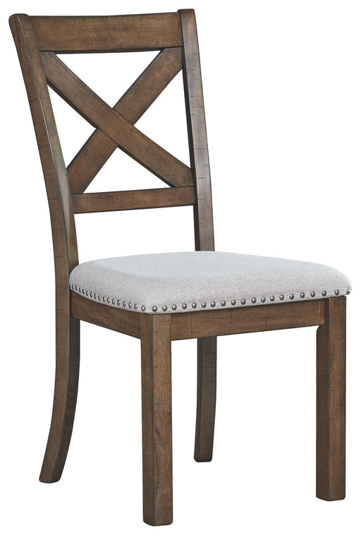 Moriville - Beige - Dining UPH Side Chair Cleveland Home Outlet (OH) - Furniture Store in Middleburg Heights Serving Cleveland, Strongsville, and Online
