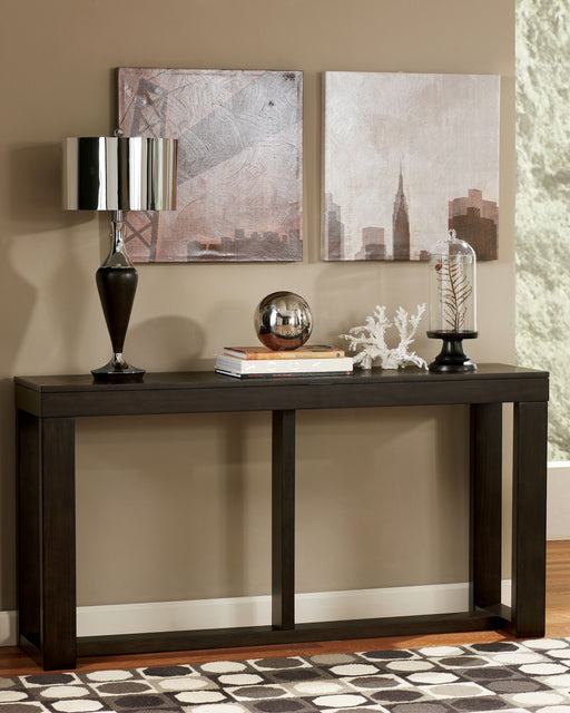 Watson - Dark Brown - Sofa Table Cleveland Home Outlet (OH) - Furniture Store in Middleburg Heights Serving Cleveland, Strongsville, and Online
