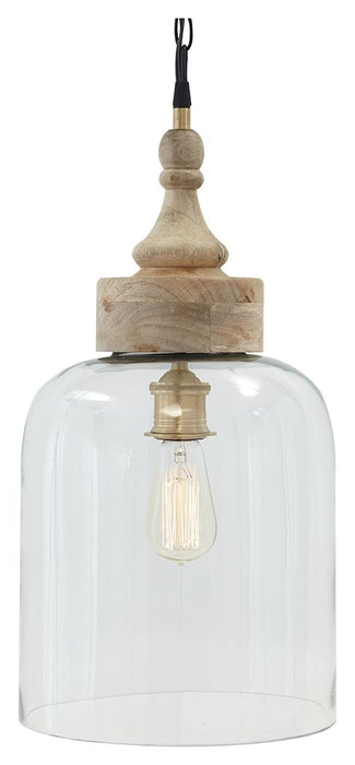 Faiz - Transparent - Glass Pendant Light Cleveland Home Outlet (OH) - Furniture Store in Middleburg Heights Serving Cleveland, Strongsville, and Online